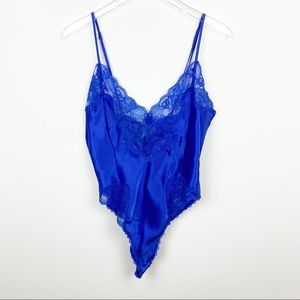 Vintage | Delicates 90s One-Piece High Cut Lace Teddie